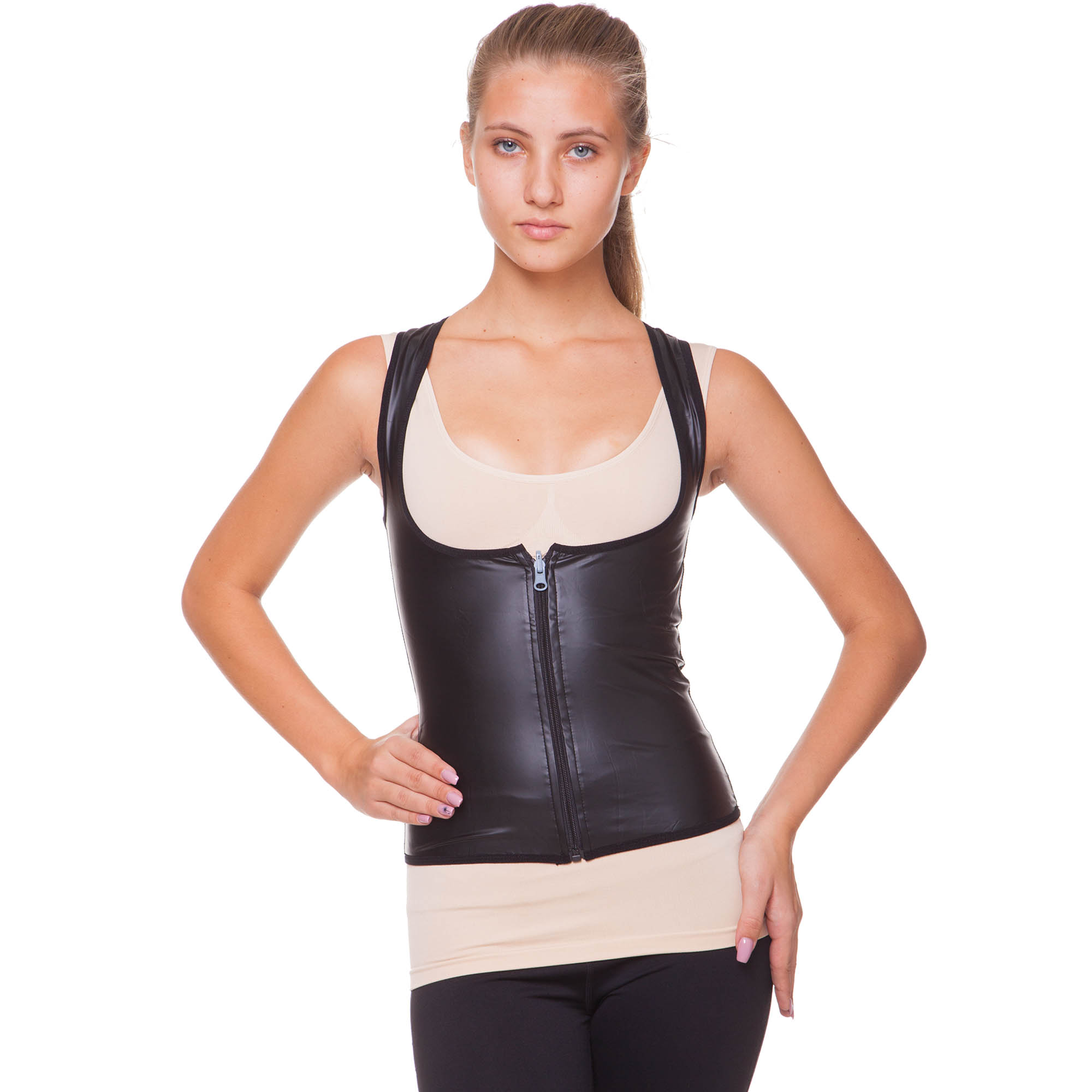 Майка для схуднення зі стягуючим ефектом Sibote ST-2118 L Чорний