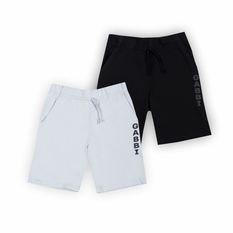 Шорти для хлопчика Gabbi SH-24-4 2 шт 128 Чорно-сірий (14060)