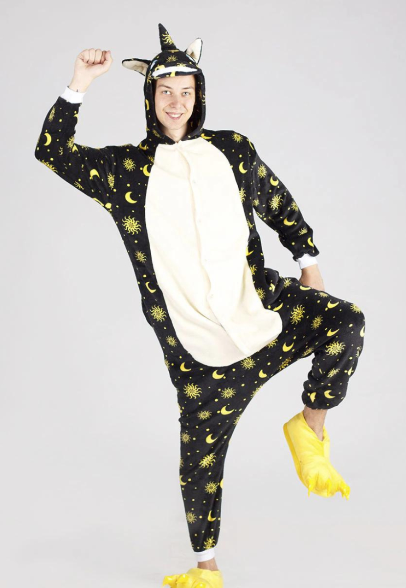 Піжама кігурумі Jamboo Місячний єдиноріг S Різнокольоровий (J401478)