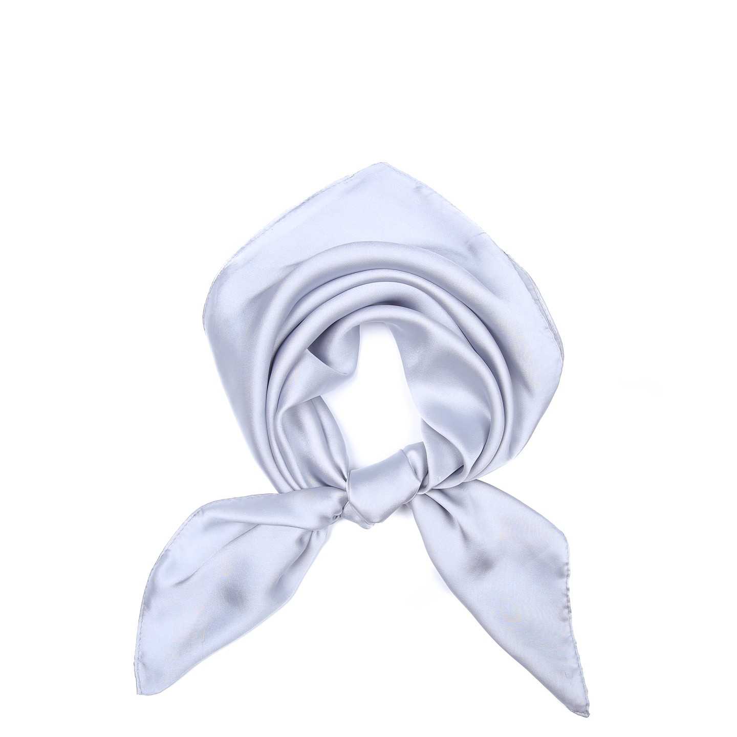 Хустка жіноча однотонна LuckyLOOK Rosemary 70x70 см Сірий 748-002