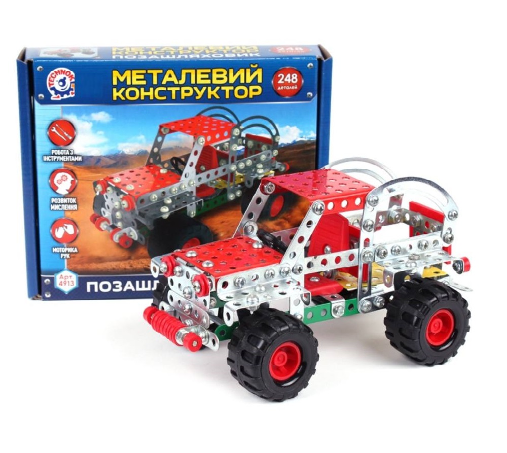 Конструктор металевий ТехноК OFRT248 Позашляховик 248 деталей 169 деталей (gab_rp150kvjhfd)