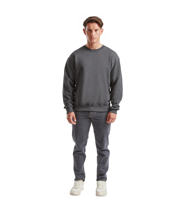 Пуловер Fruit of the loom Classic set-in sweat M Темно-сірий (62-202-0)