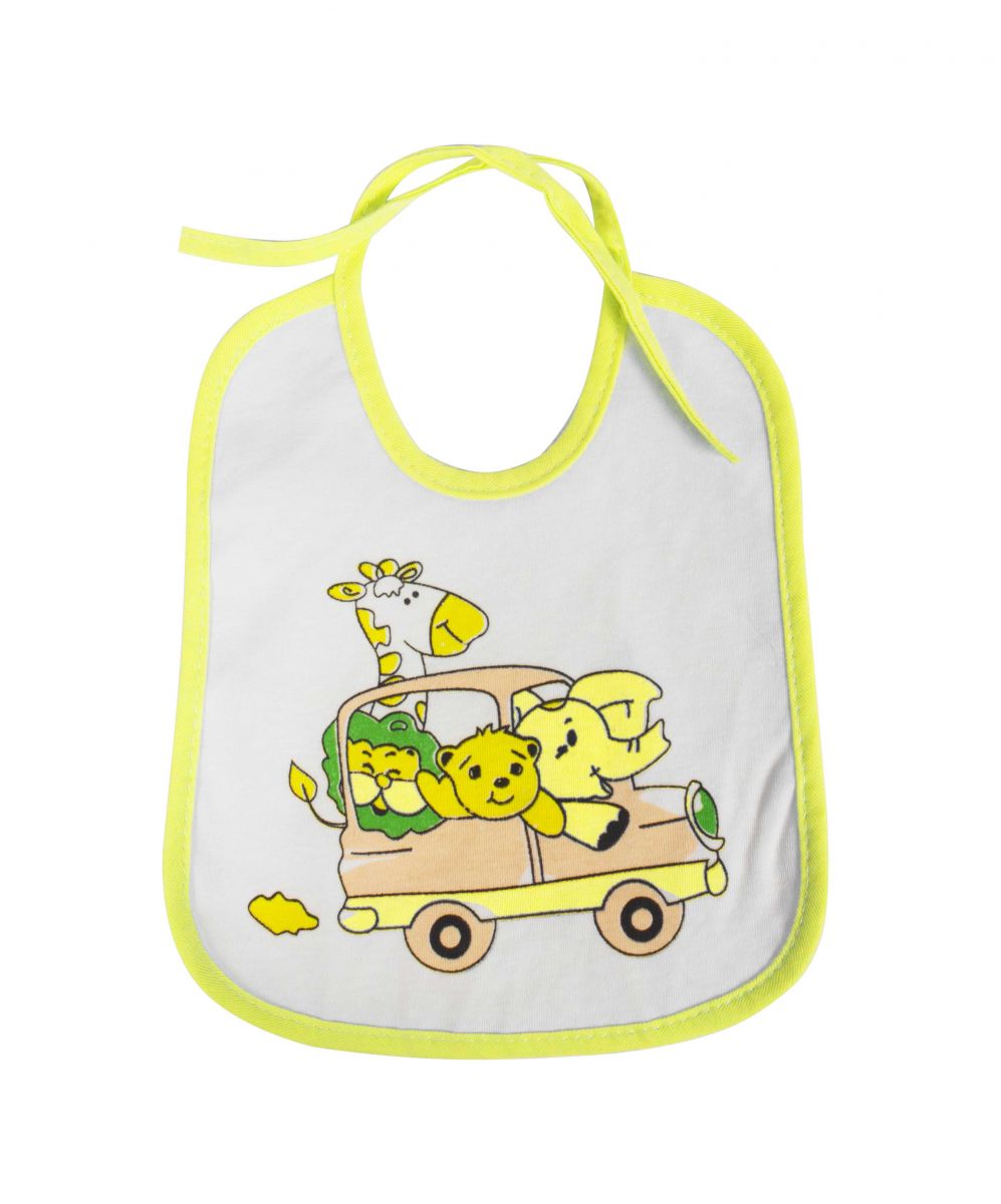 Слинявка тканинна Бусинка Біло-жовтий (1039)