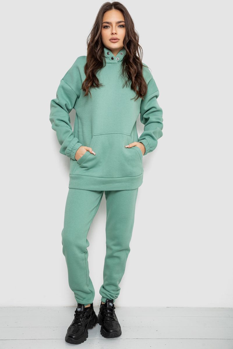 Спортивний костюм жіночий AGER 102R7711 60-62 Оливковий (117701_837552)