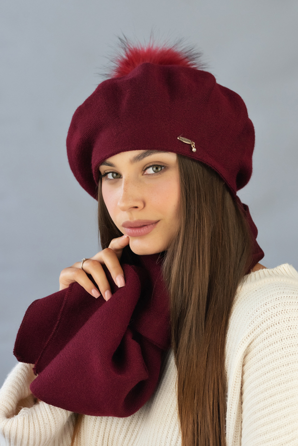 Комплект Braxton Ляманта 56-59 Бордовий (6016-10)