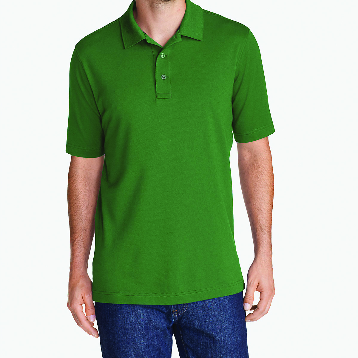 Футболка поло Eddie Bauer Men Voyager II Performance L Зелений (9530DSJ)