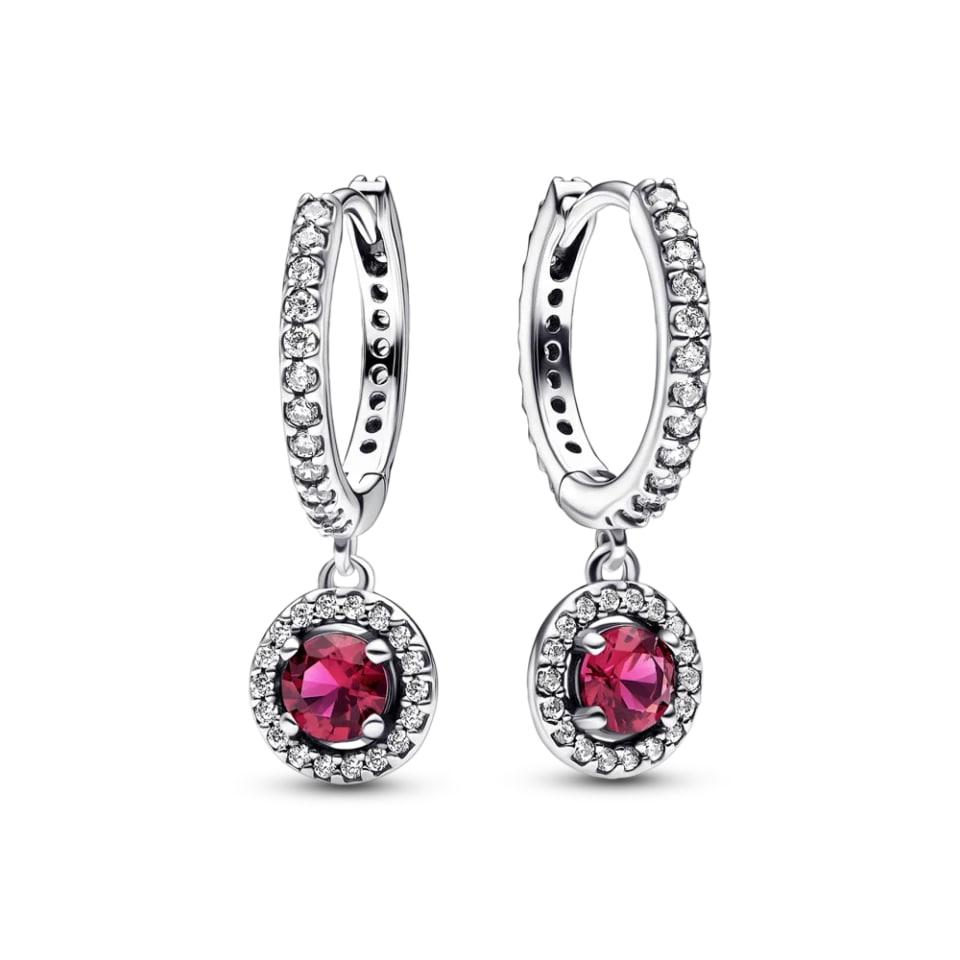 Сережки No Brand Червоне коло 292379C01 (2558120711)