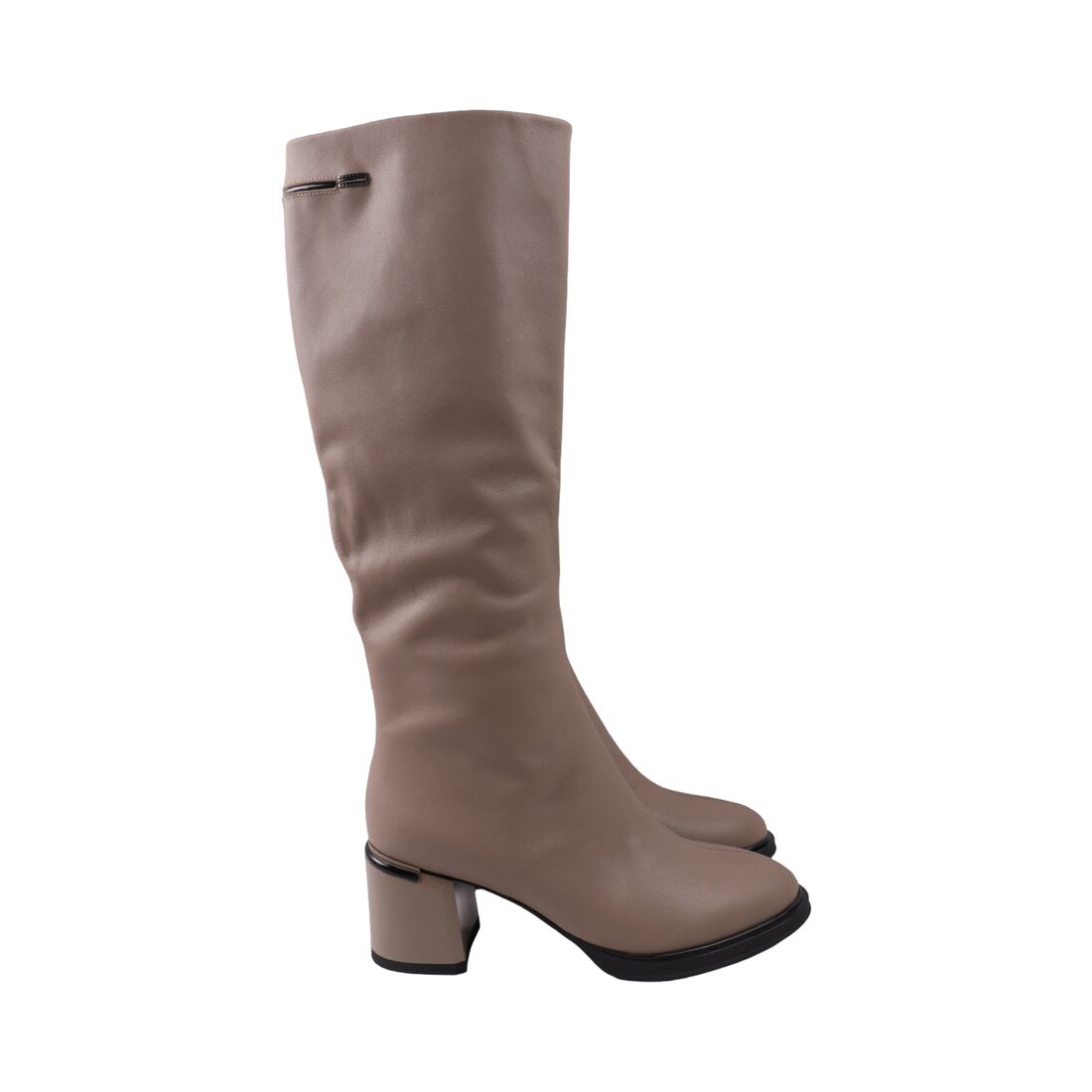 Чоботи жіночі VIDORCCI 90-25ZS 37 Бежевий (179551037)