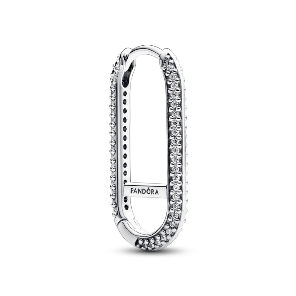 Сережка подовжена No Brand ME з паве 292796C01 (2558197610)