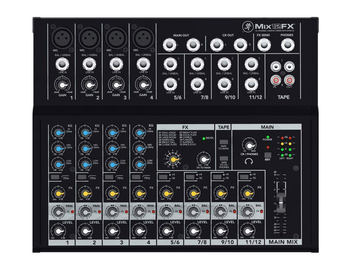 Мікшерний пульт Mackie MIX12FX