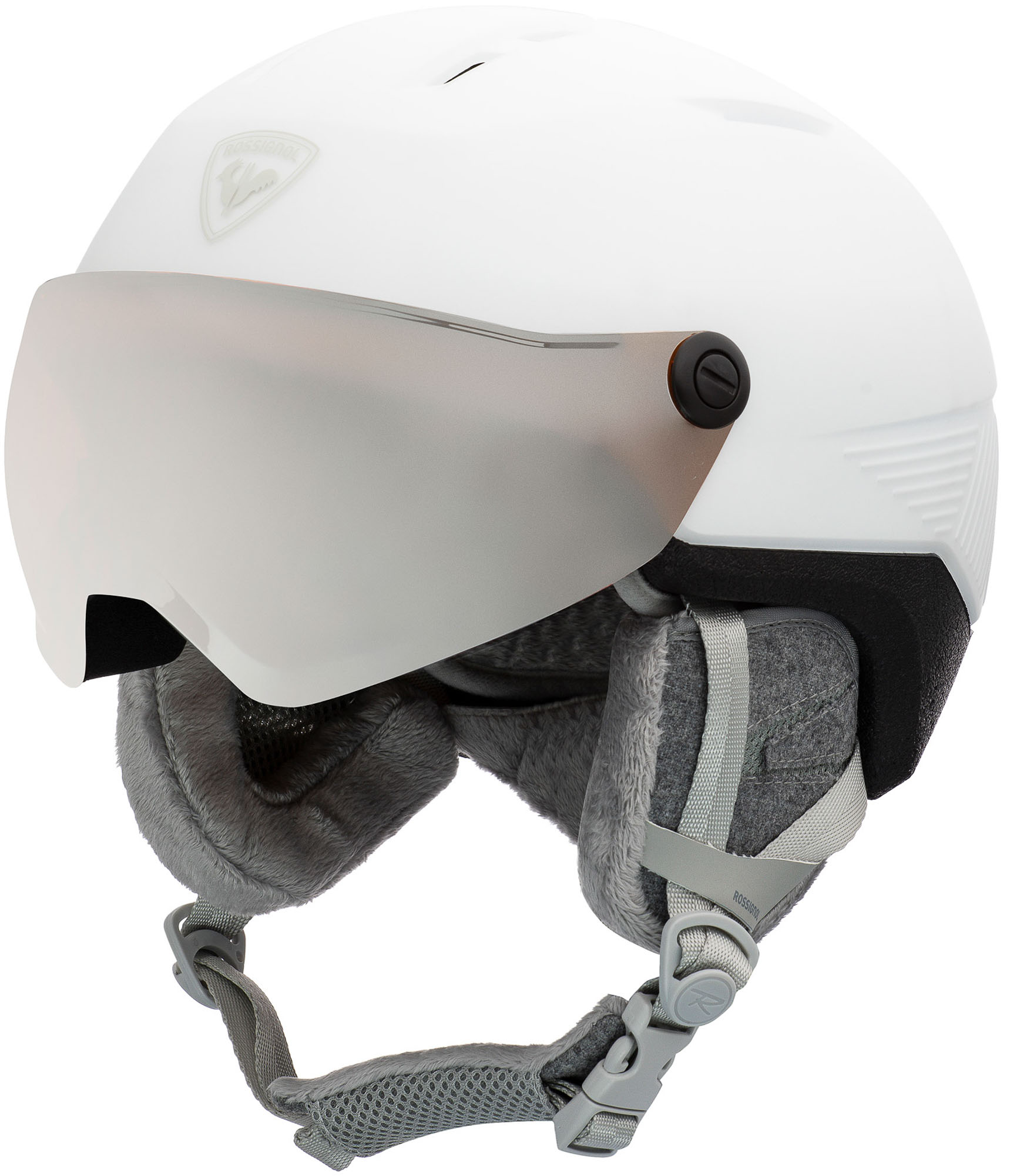 Шолом Rossignol Fit Visor Impacts W 2024 S-M White (1092-3607683794812)
