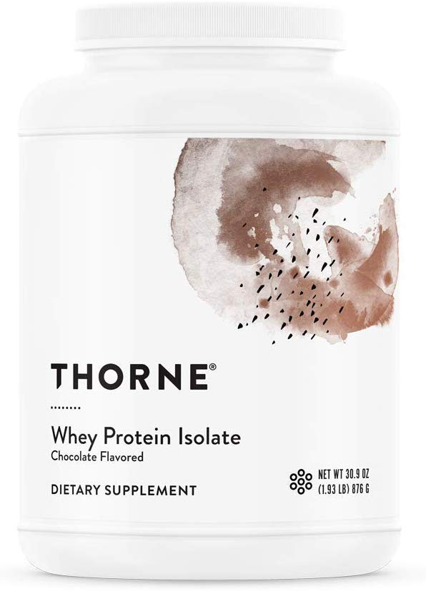 Сироватковий протеїн ізолят Whey Protein Thorne Research шоколад 876 г (24343)
