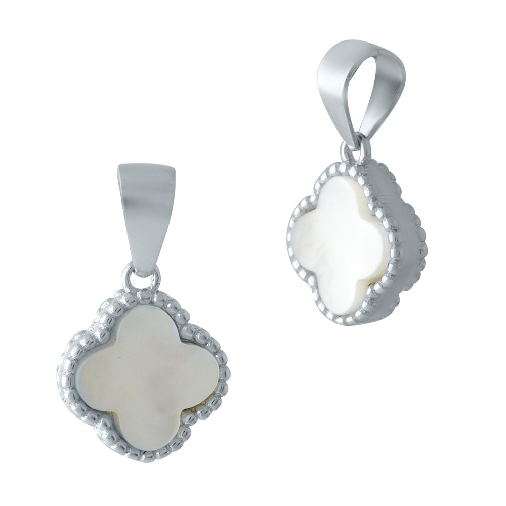 Срібна підвіска SilverBreeze з перламутром (2000228)