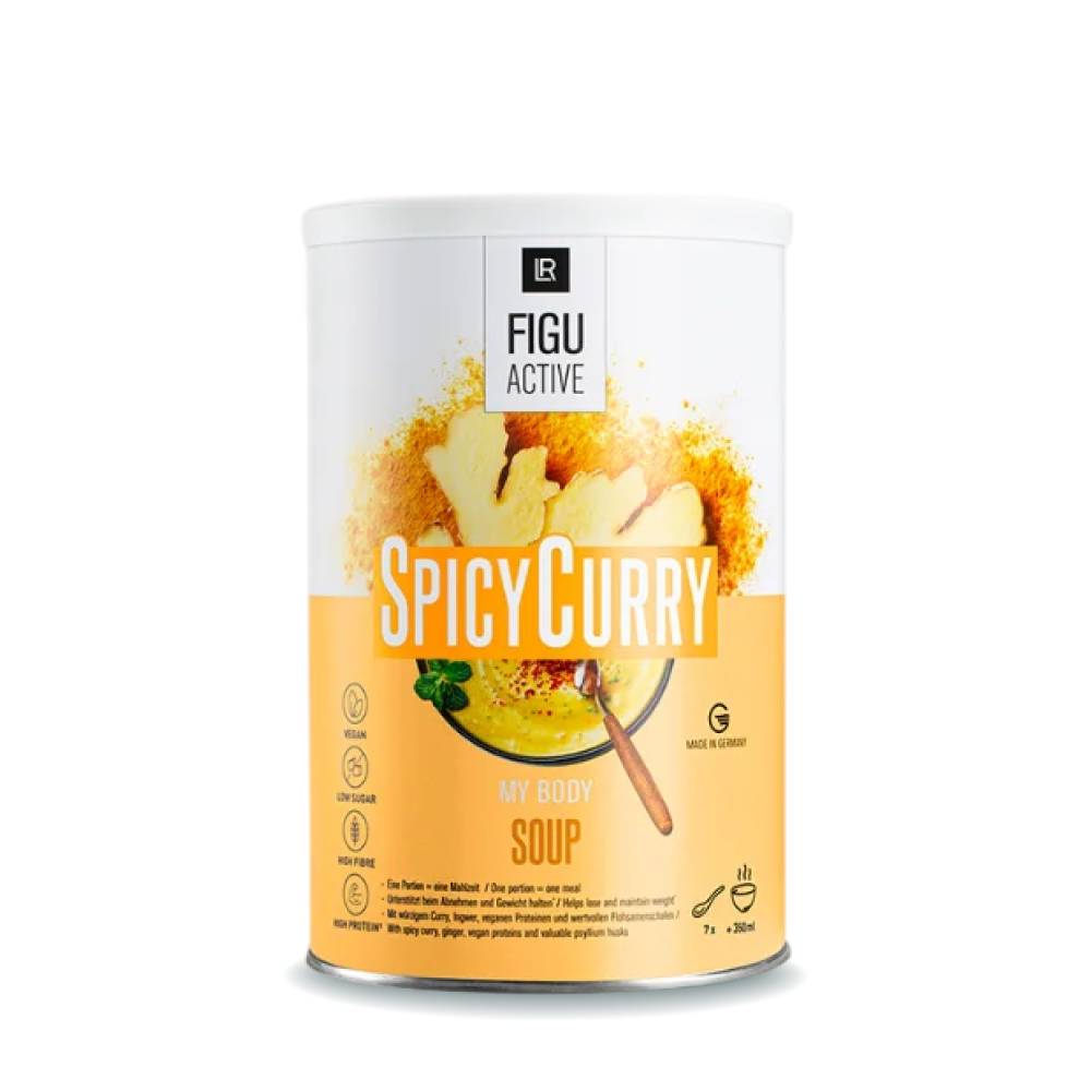 Розчинний суп зі смаком карі для контролю ваги Spicy Curry LR Figu Active 488 г (81245)