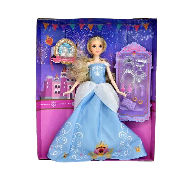 Дитяча лялька з аксесуарами Yufeng 30 см Різнокольоровий (144129)