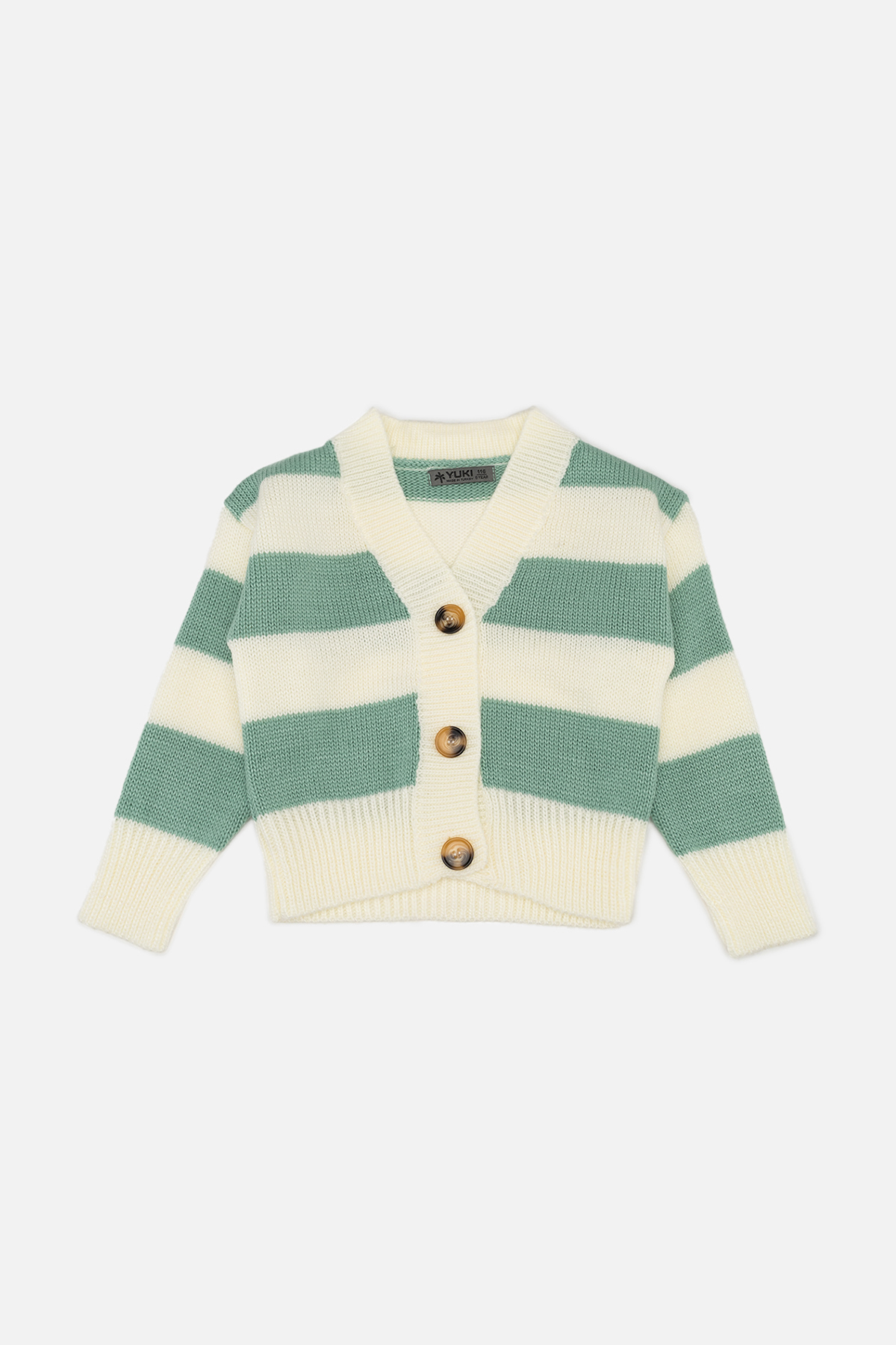 Кофта для дівчинки Yuki 116 см Бежево-оливковий ЦБ-00257129 (SKT001012036)