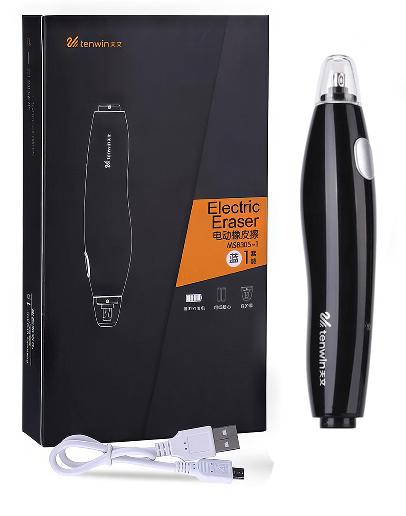 Акумуляторна гумка Tenwin зі змінними гумками 5 мм та 2,3 мм