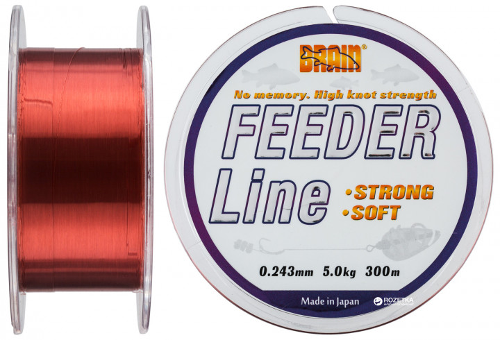 Лісочка Brain Feeder 300 m 0,185 mm #1.2, 2.9 kg, 6.4 lb