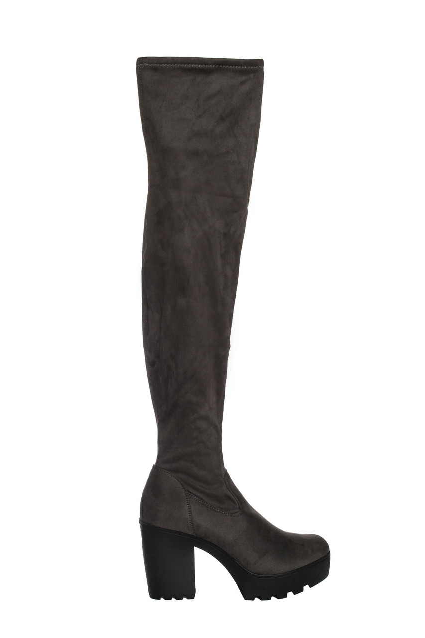 Жіночі Чоботи New Look 42 Grey (NL011M01W)