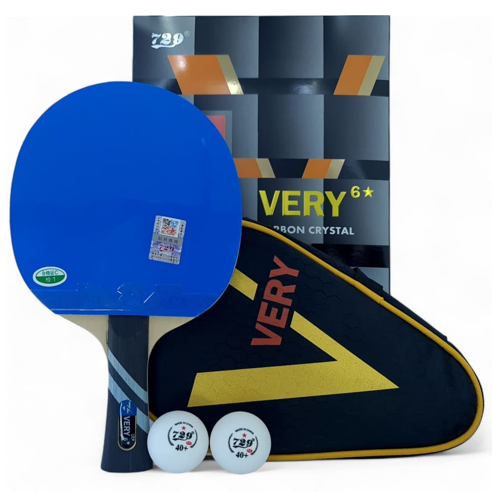 Ракетка 729 Very 6 Blue-black rubber (1658)