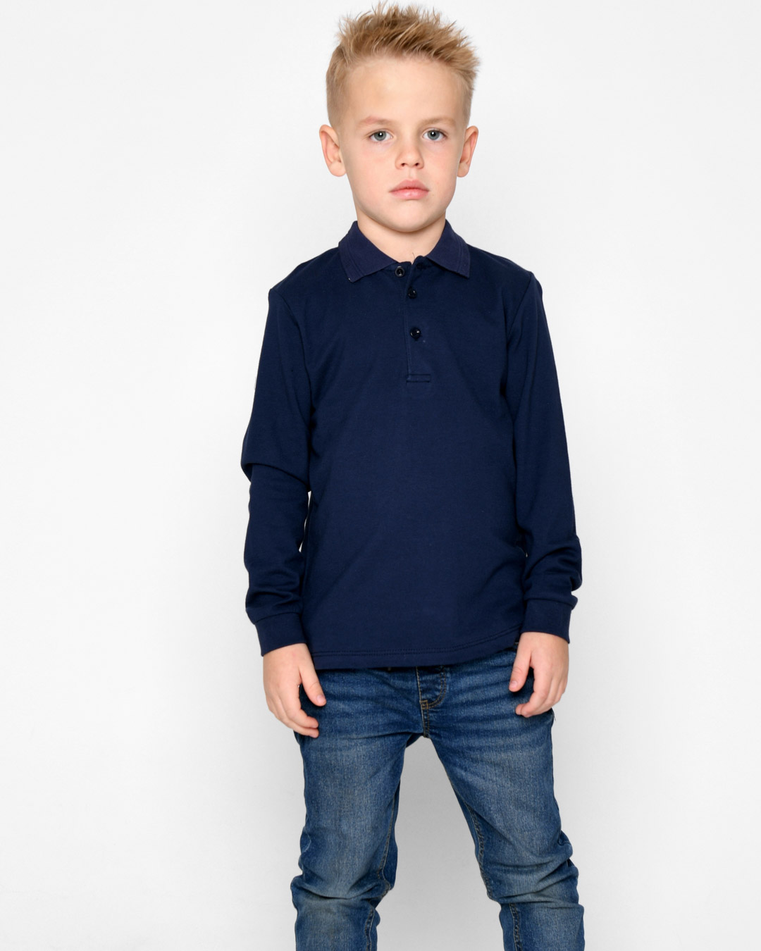 Сорочка поло для хлопчика Carica Kids SV-11121-2 152 Синій (780828)