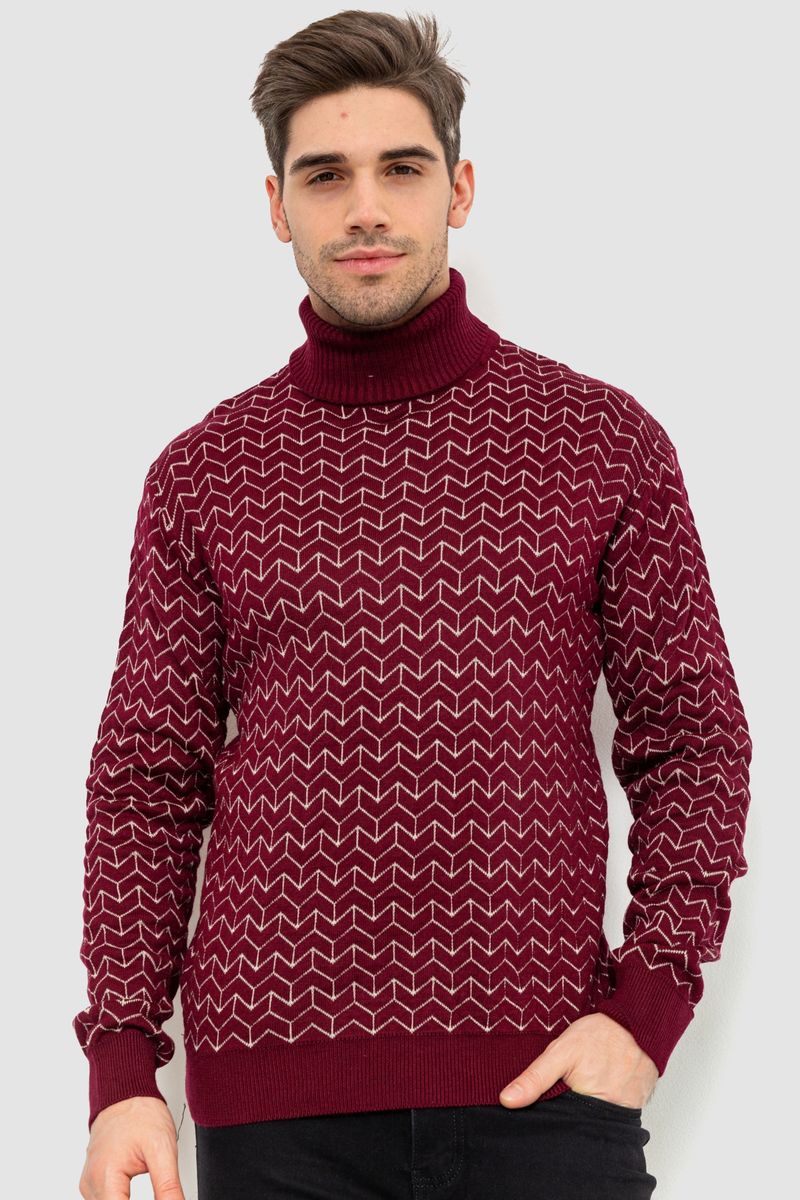 Гольф чоловічий AGER Бордовий L (161R911)