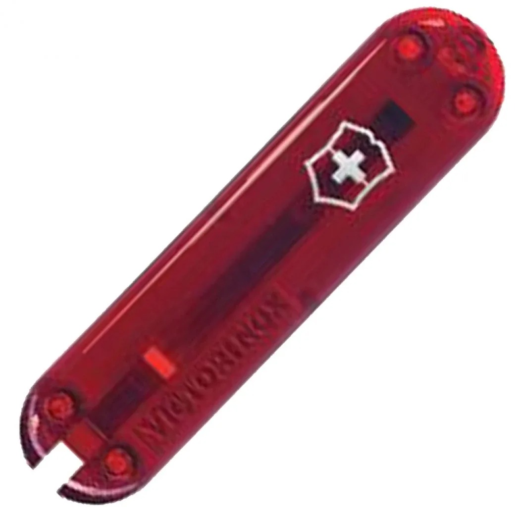 Накладка на ніж Victorinox 58мм передня з лого Fa+ Червоний неон (1049-VxC6200.T3)