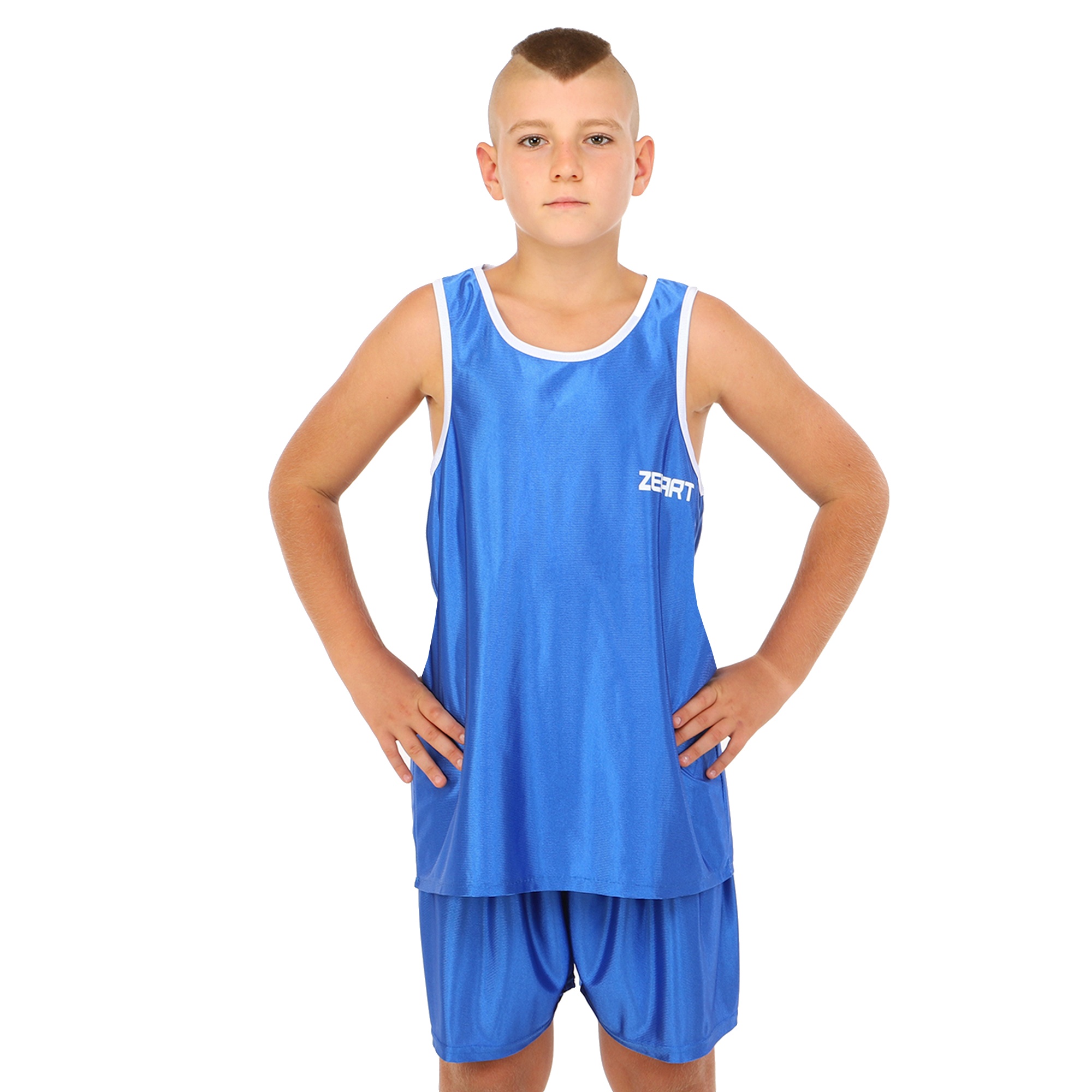 Форма боксерська дитяча Zelart CO-8943 M 135-145 см Синій