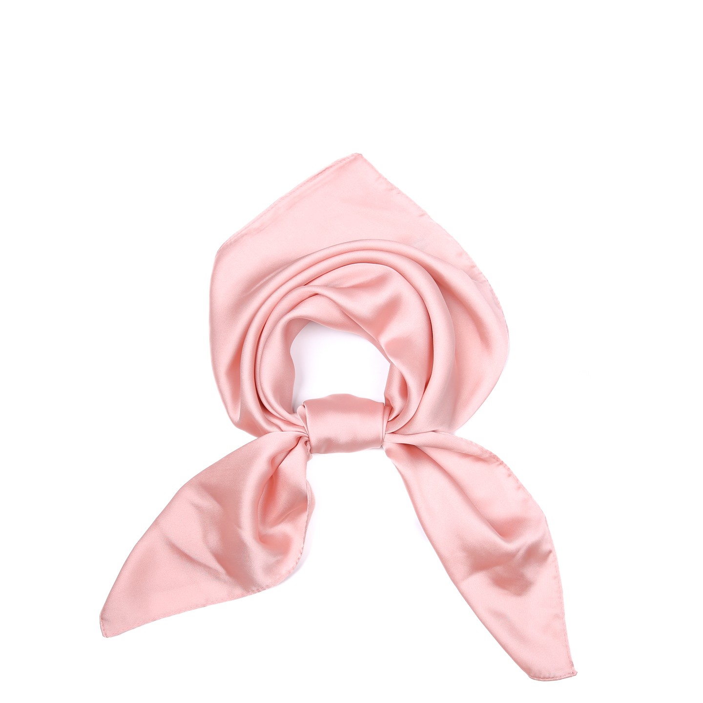 Хустка жіноча однотонна LuckyLOOK Rosemary 70x70 см Рожевий 748-026