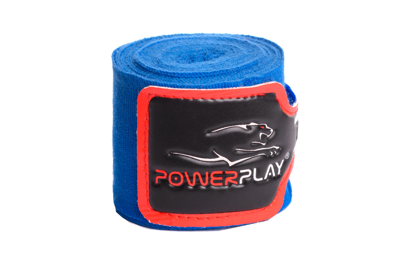 Бинти для боксу PowerPlay 3046 4 м Синій (PP_3046_4m_Blue)