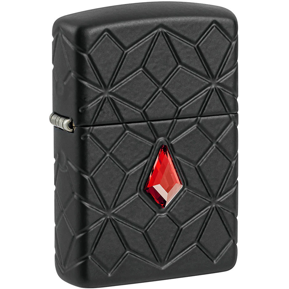 Запальничка бензинова Zippo Diamond Pattern Design Чорний (46756)