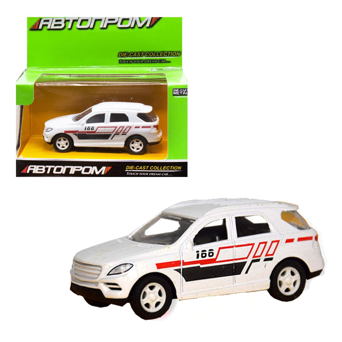 Машинка із серії Автопром білий (7893)