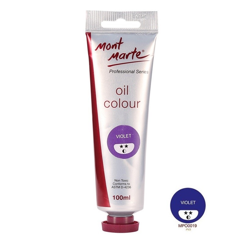 Олійна фарба Mont Marte Фіолетова 100 мл