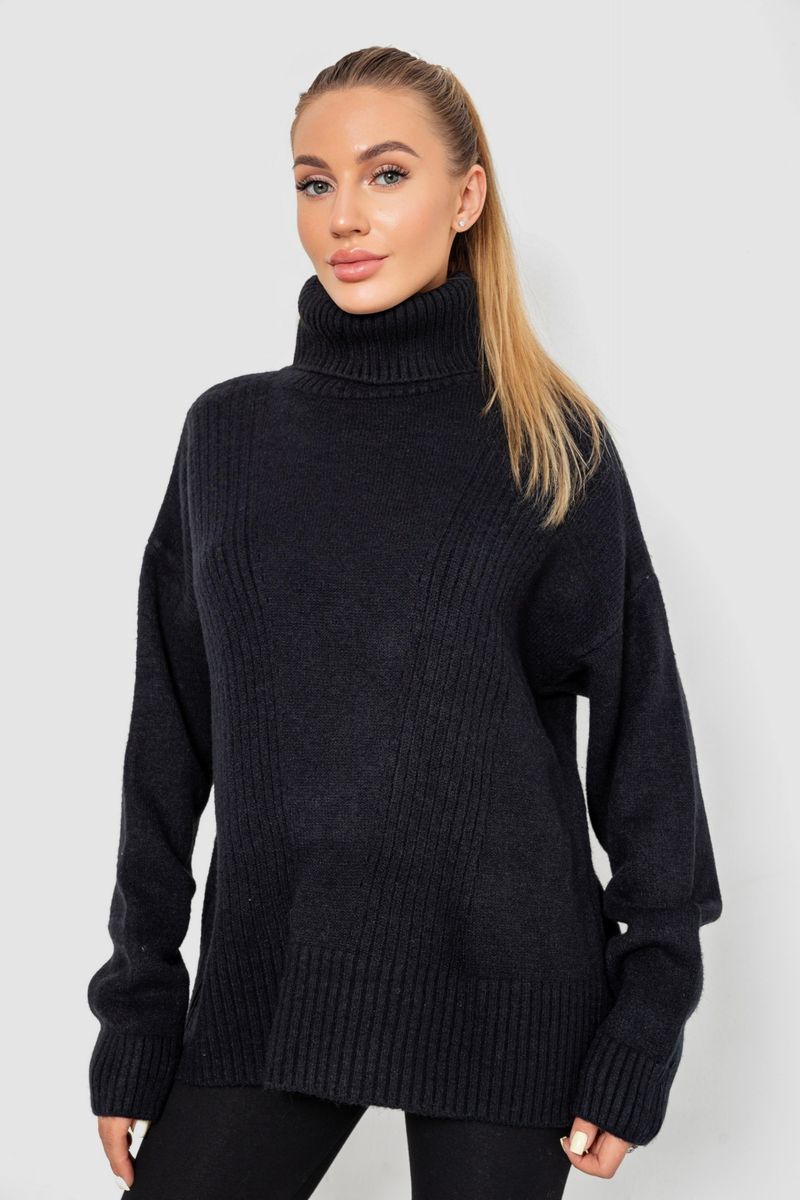 Светр-гольф жіночий AGER 244R2050 M Чорний (112126_821444)