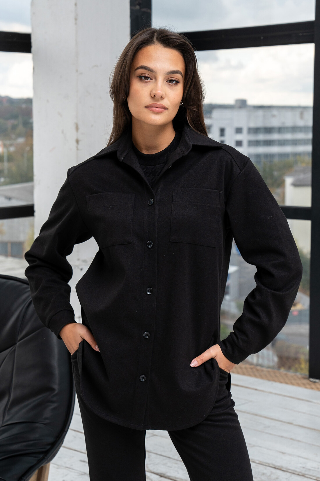 Сорочка RiMari Айліш СО 0323 42 Чорний (21165)