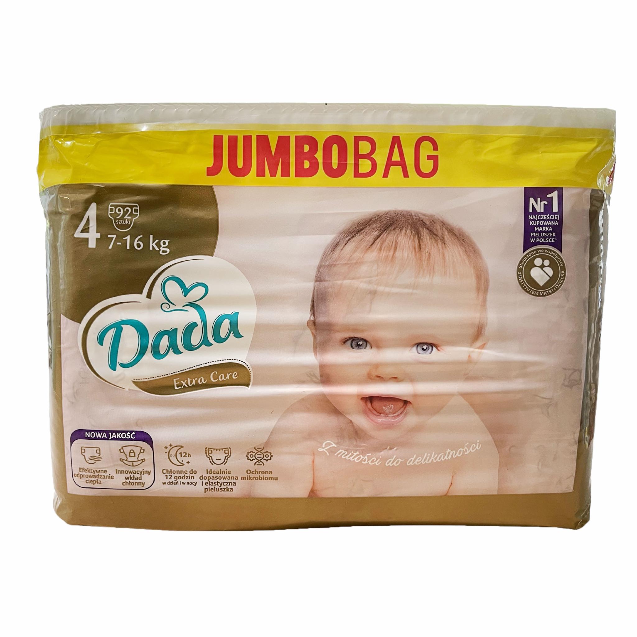 Підгузки Dada Extra Care 4 Maxi 7-16 кг 92 шт (105500001)