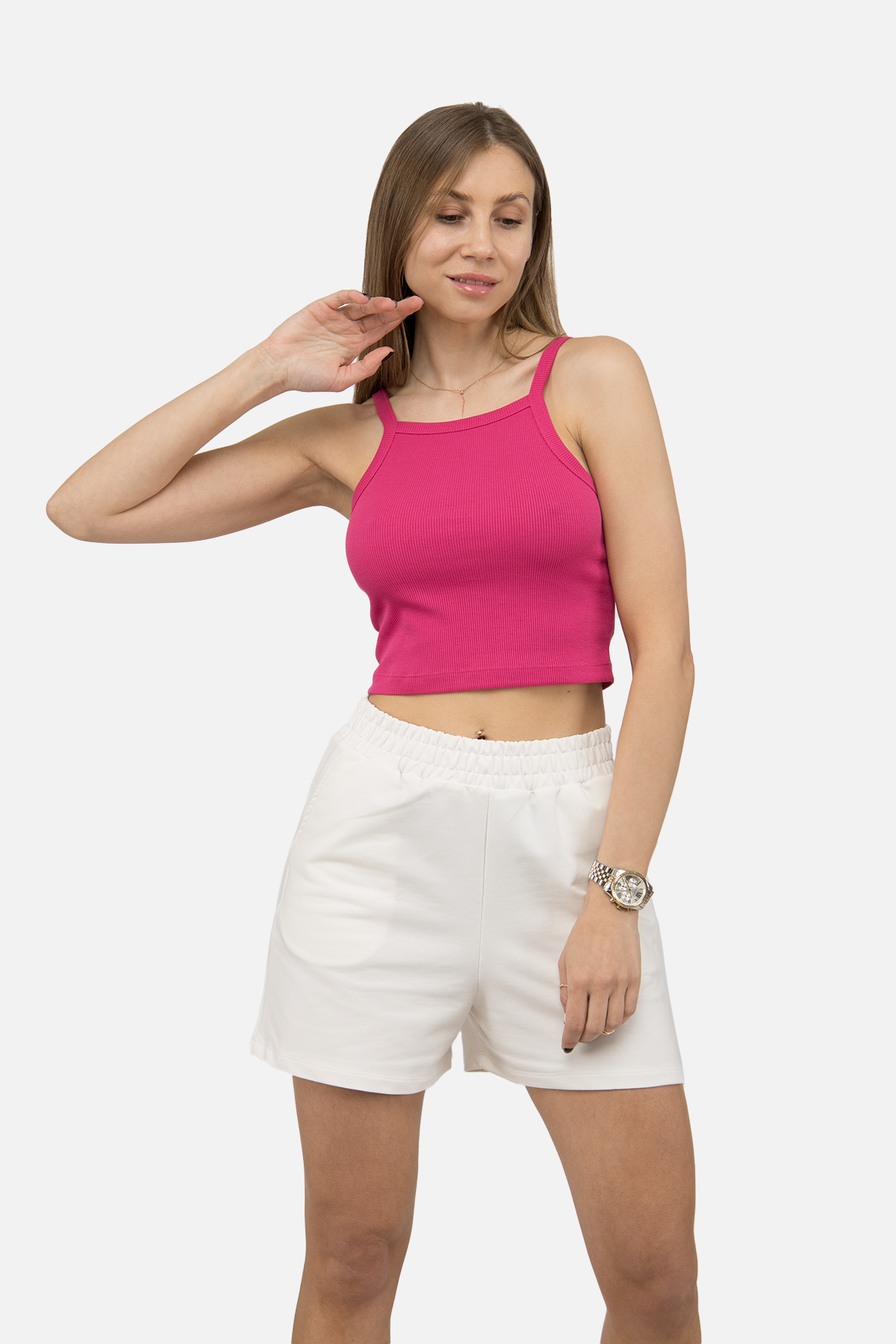 Жіночий топ Yuki XS Фуксія ЦБ-00250385 (SKT000993061)