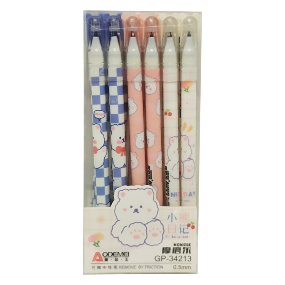 Ручка "пише-стирає" Bambi 34213 синій упаковка 12 шт