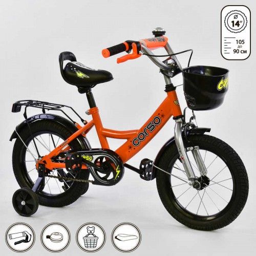 Велосипед 14" дюймів 2-х колісний G-14208 "CORSO" (OL00285)