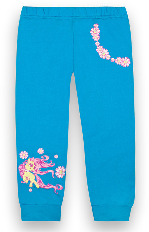 Штани дитячі для дівчинки GABBI Фантазія Бірюзовий на зріст 122 (10048)