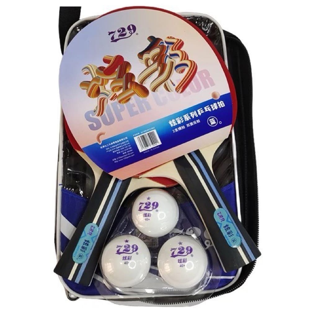 Набір ракеток 729 SUPER COLOR (2 rackets+3 balls) Чорно-червоний (1639)