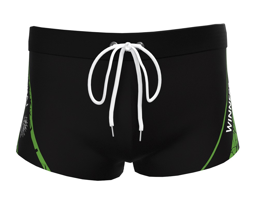Плавки пляжні Geronimo 2308b1 XL Чорний/Зелений (3800999016047)