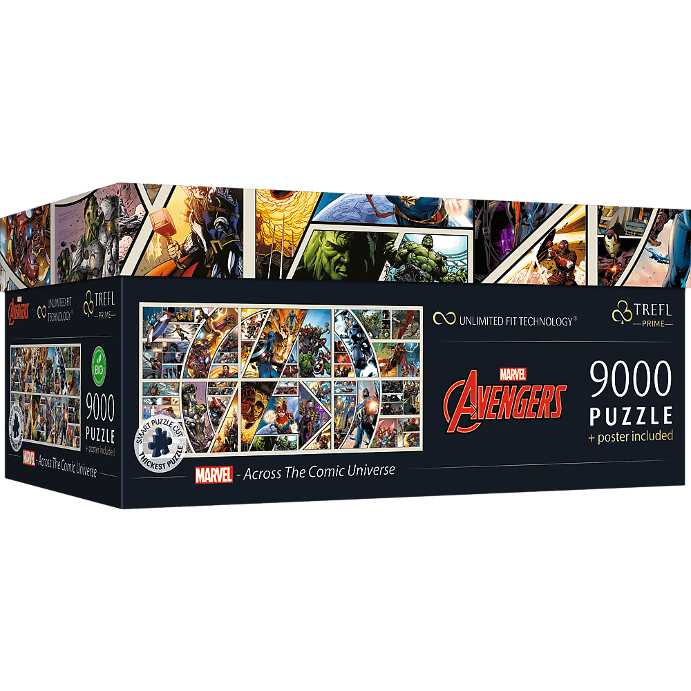 Пазли Trefl Месники Marvel 9000 елементів серії Безмежна колекція 199х93 см Різнокольоровий 81023