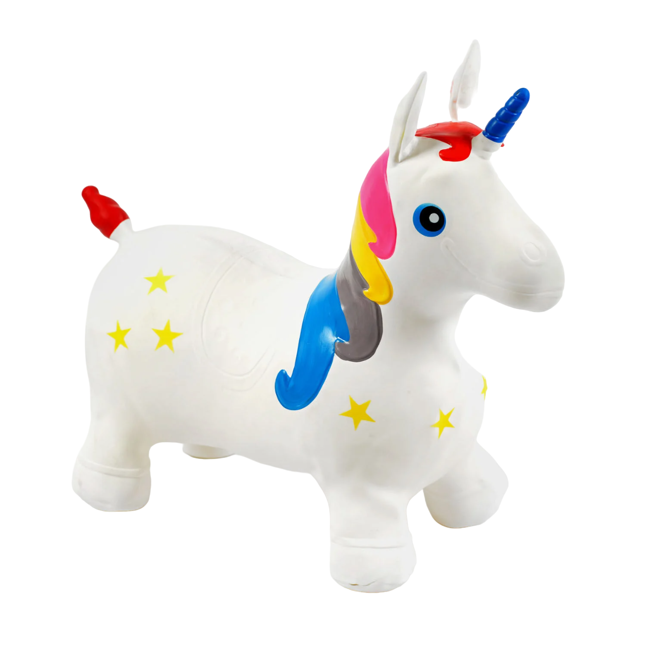 Стрибок конячка Jin Jia Tai Єдиноріг 59х25х50 см Білий (137425)