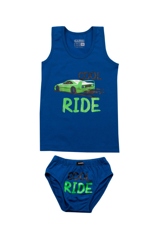 Дитячий комплект білизни GABBI для хлопчика KTM-22-4 Електрик на зріст 134 (13236)