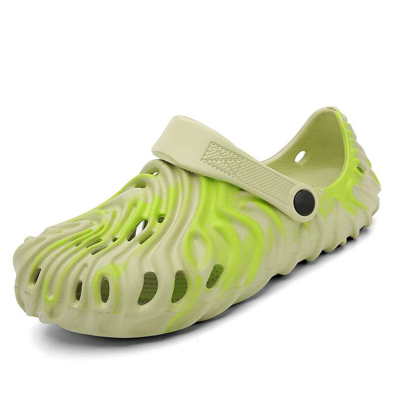 Жіночі Крокси Bubble Салатовий-Хакі 38 GaLosha (4083)