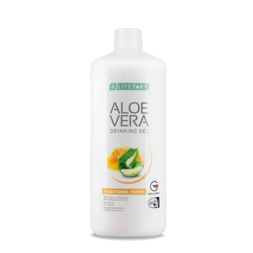 Питний гель для підтримки імунної системи та покращення обміну речовин Aloe Vera Traditional Honey LR Lifetakt 1000 г (80700)