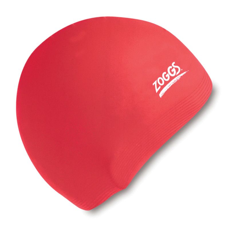 Шапочка для плавання Zoggs Silicone Jr Червоний One Size (1000-300709.RD)