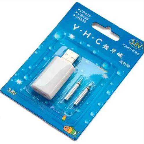 2шт Акумулятор CR425 3В + USB зарядний пристрій на 2 канали, заряджання