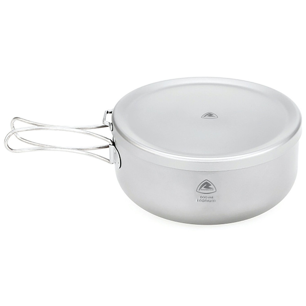 Казанок Robens Ori Titanium Pot with Plate Lid 0,8 л Сірий (1046-690339)